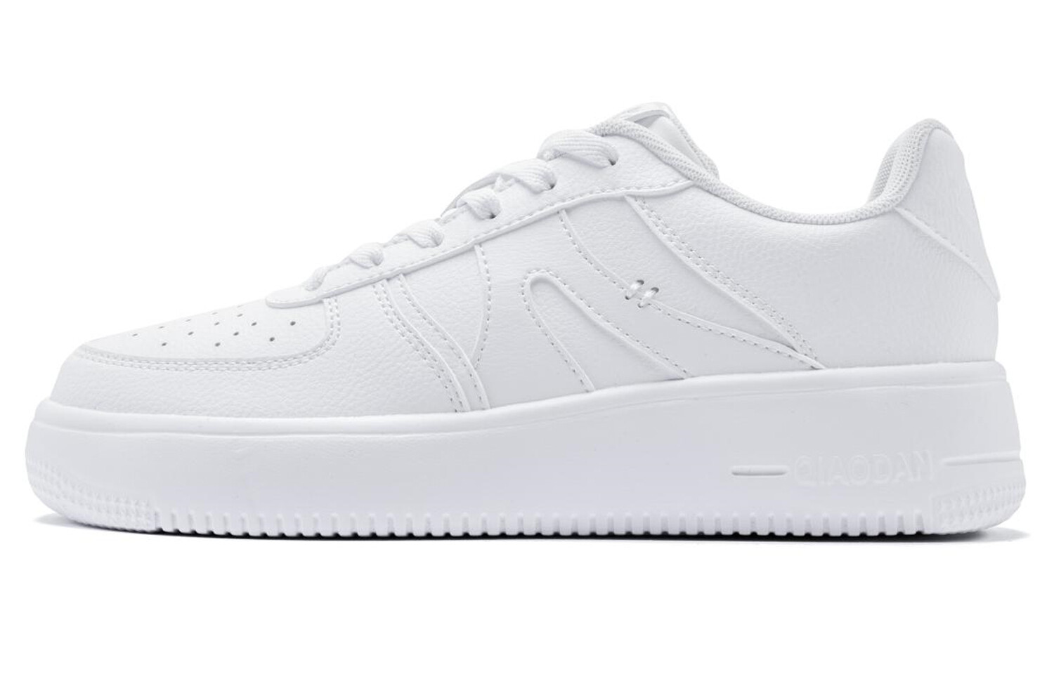 

Кроссовки QIAODAN Skateboarding Shoes Women's Low-top White, белый