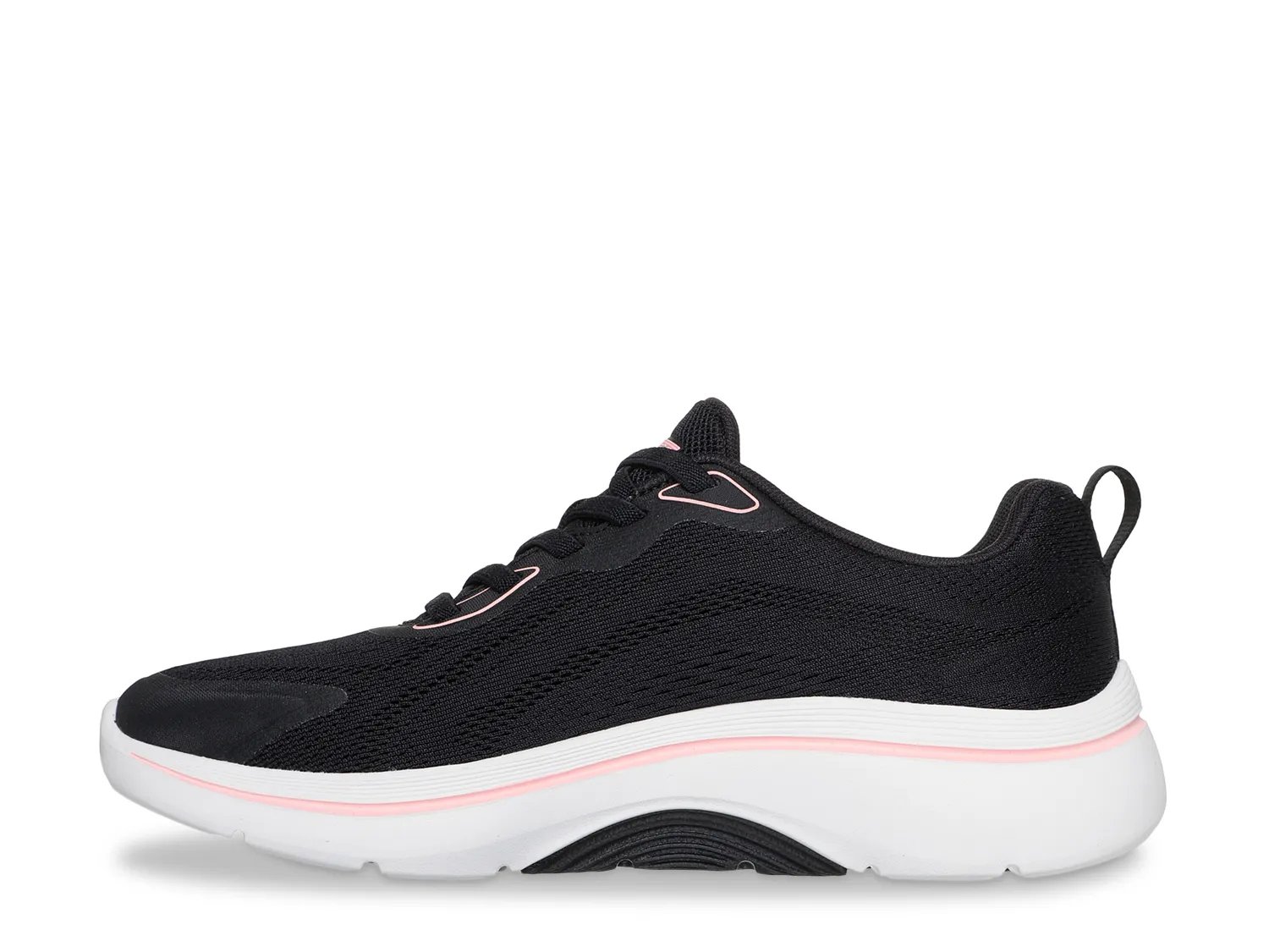 Кроссовки Skechers GO WALK Arch Fit 2.0 Cassy Sneaker - Women's, черный/розовый — фото 2