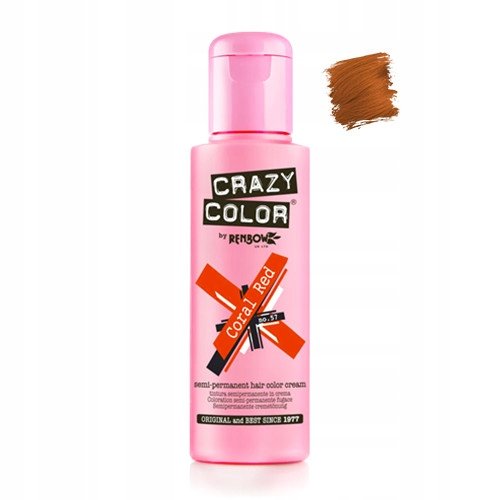 

Крем-краска для волос CRAZY COLOR № 57 Кораллово-красный 100 мл