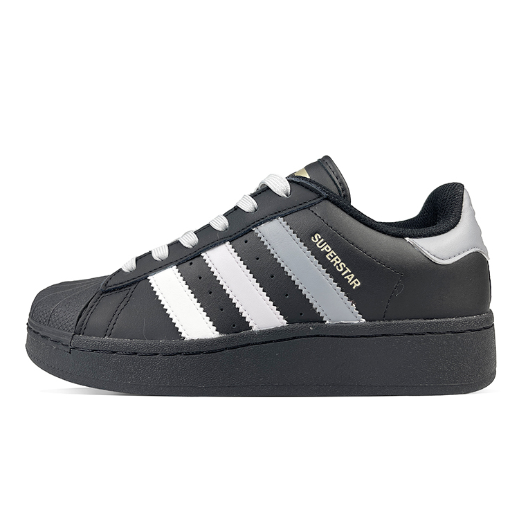 

Adidas Originals SUPERSTAR XLG износостойкие лоу-топы для скейтбординга унисекс черные, цвет Black