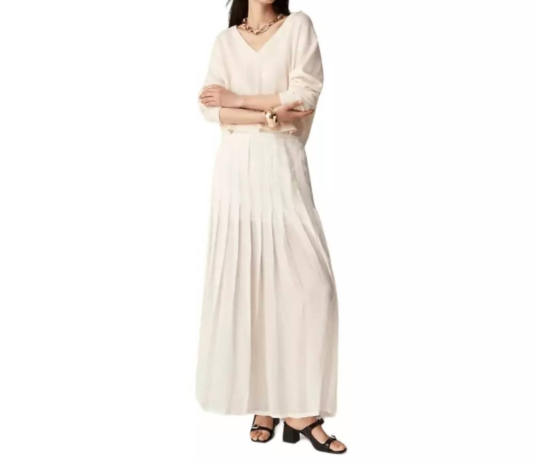 

Юбка макси из коллекции, легкий шифон цвета слоновой кости J.Crew