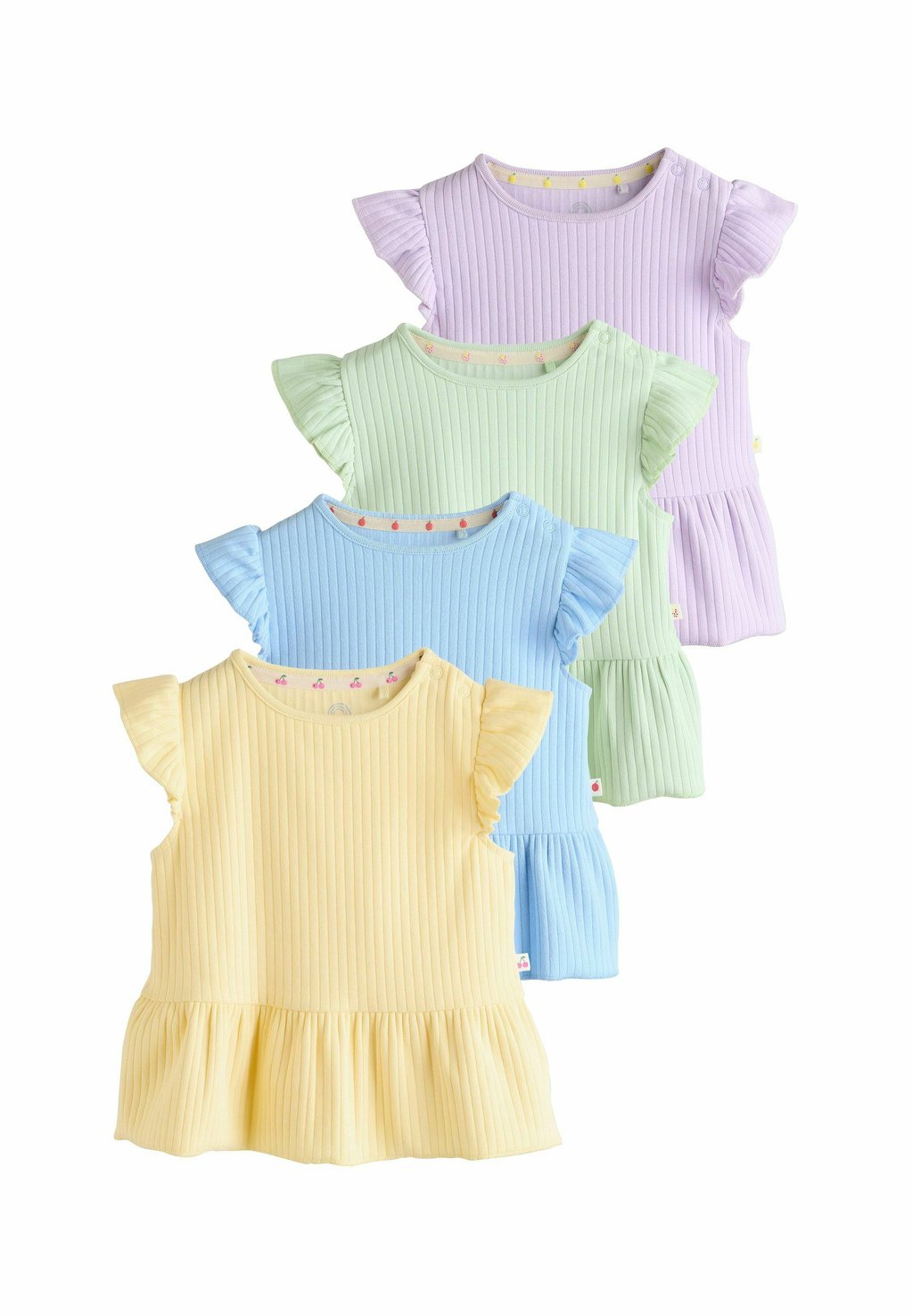 

Базовая футболка REGULAR FIT 4 PACK Next, цвет Multi Pastel Coloured