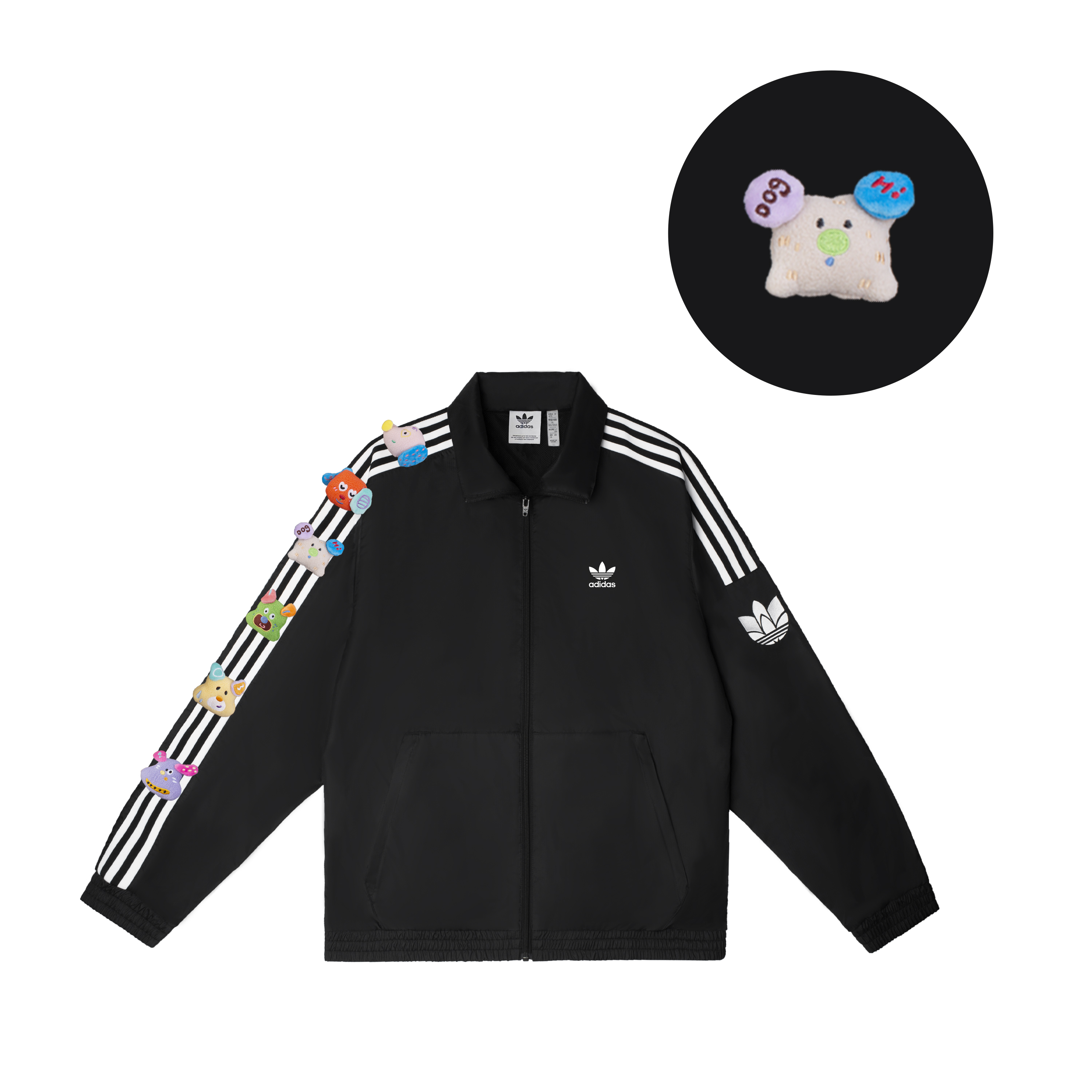 Куртка 3 Stripe для мужчин Adidas Originals, черный — фото 3
