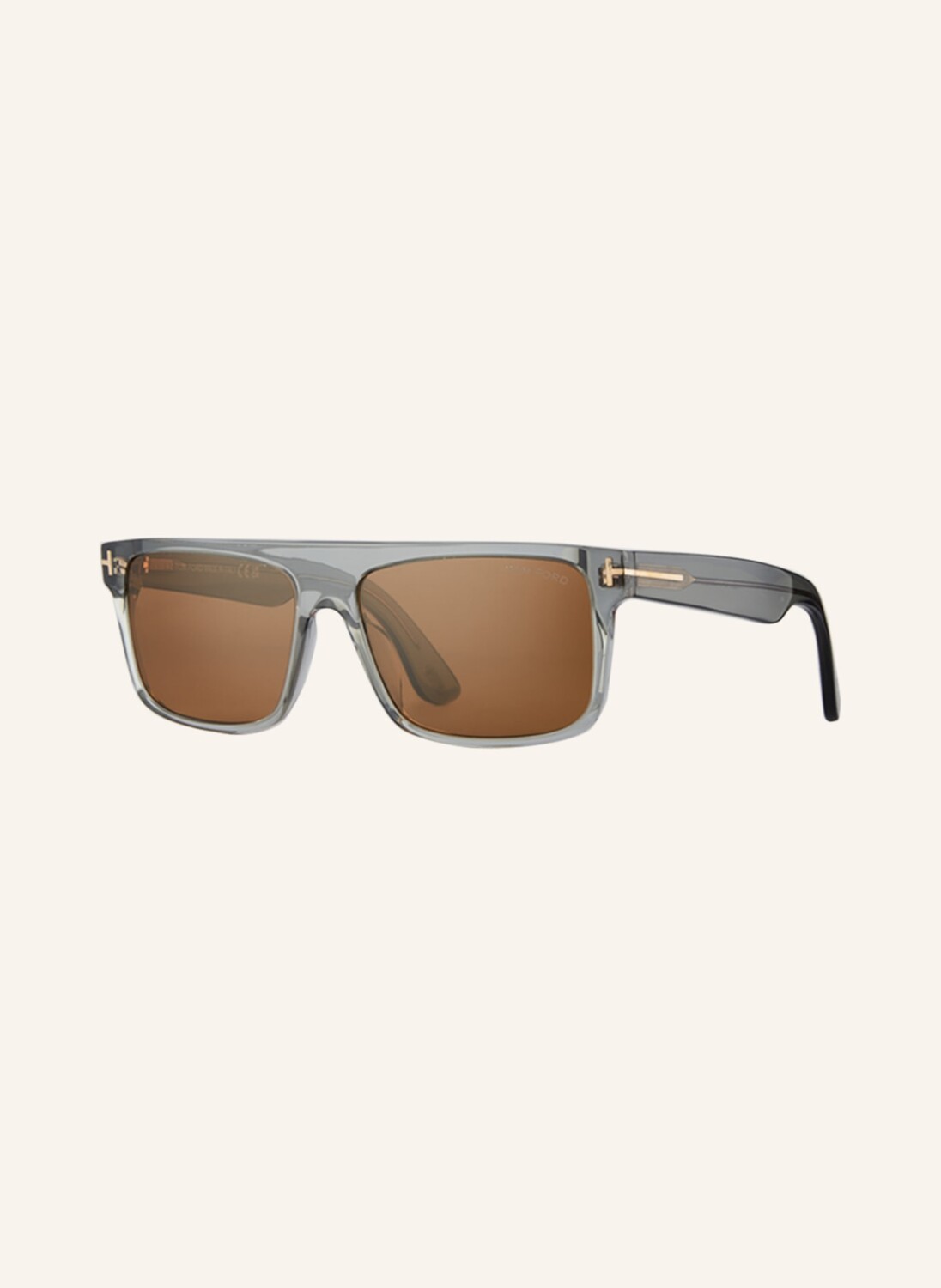 Солнцезащитные очки tr001531 TOM FORD, цвет 2600D1 - HELLGRAU/BRAUN