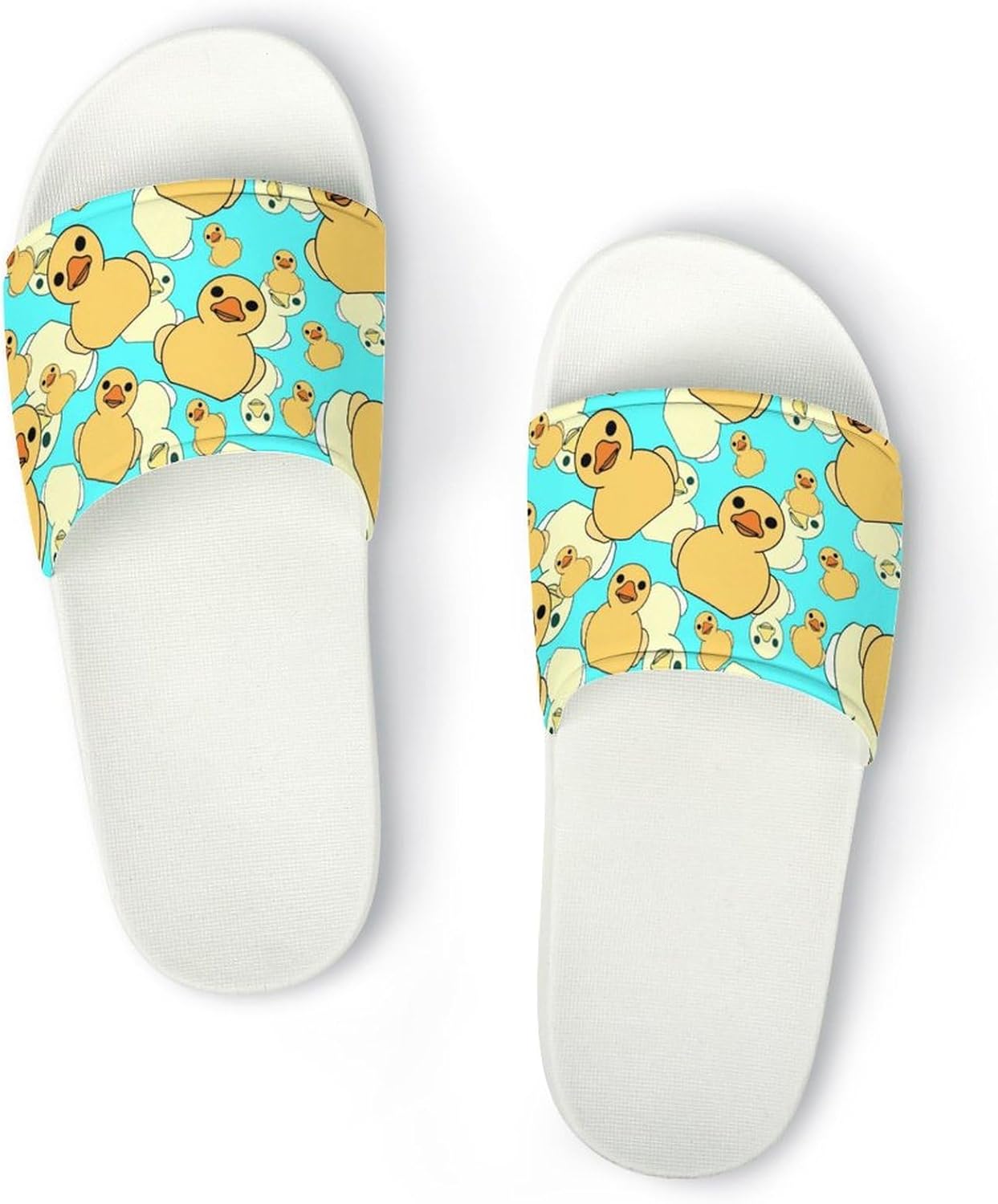 

Домашние шлепанцы для душа Jeireumteor с мультяшной коровой, мягкие, нескользящие, для ванной, для женщин и мужчин, Cute Animal Ducks