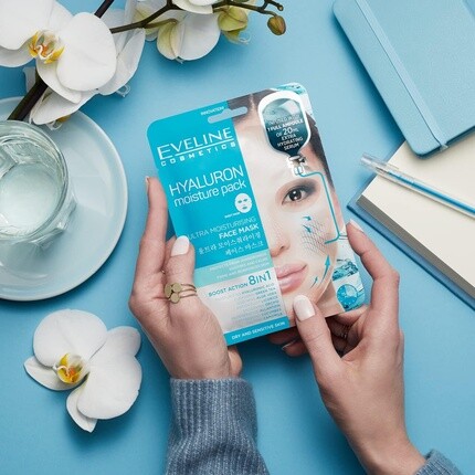 Тканевая маска Eveline Cosmetics — С гиалуроновой кислотой -в — фото 2