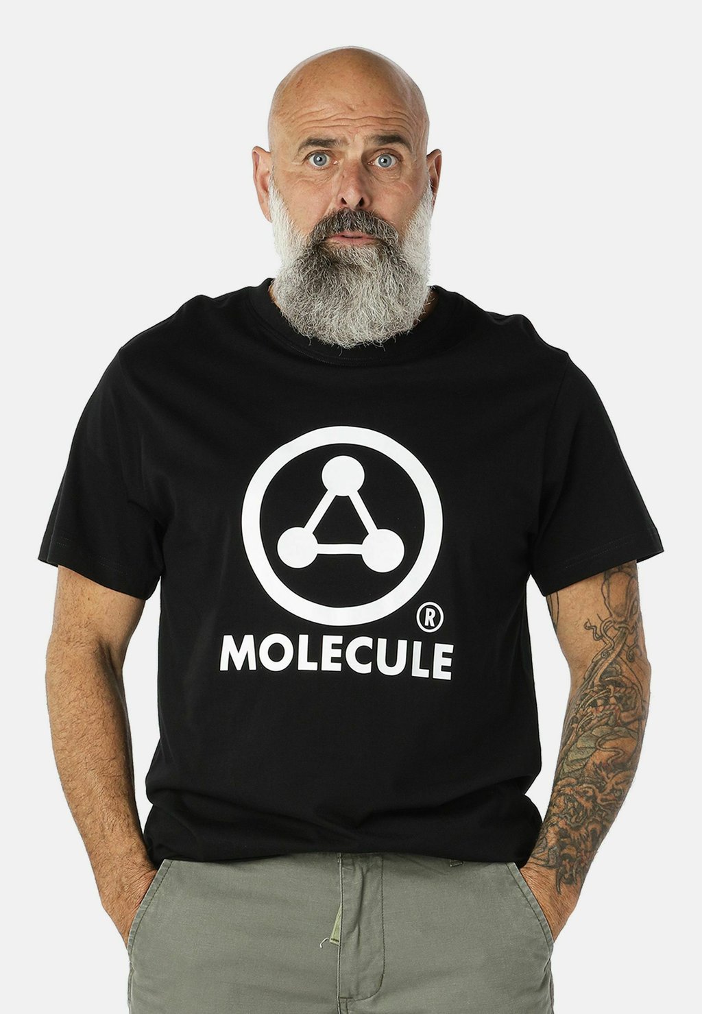 

Футболка с принтом Molecule, черный