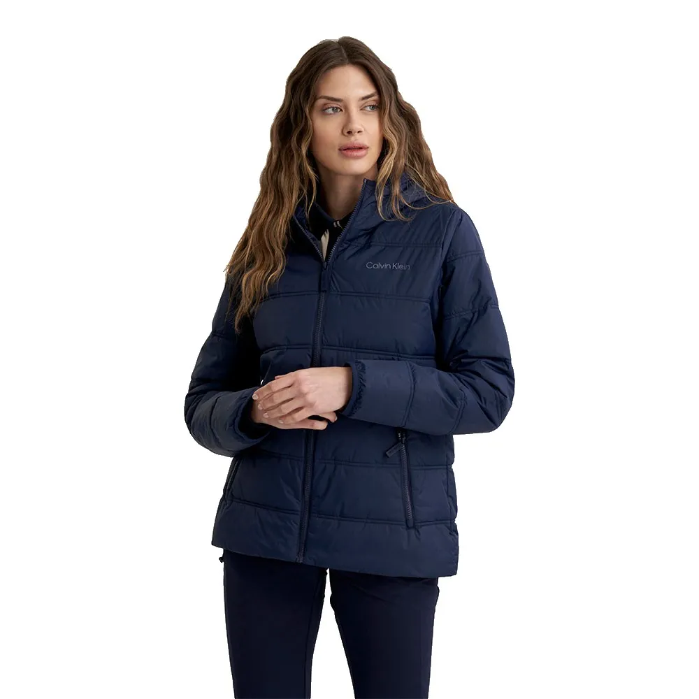 

Куртка Calvin Klein Golf Athena Hooded Puffer, синий
