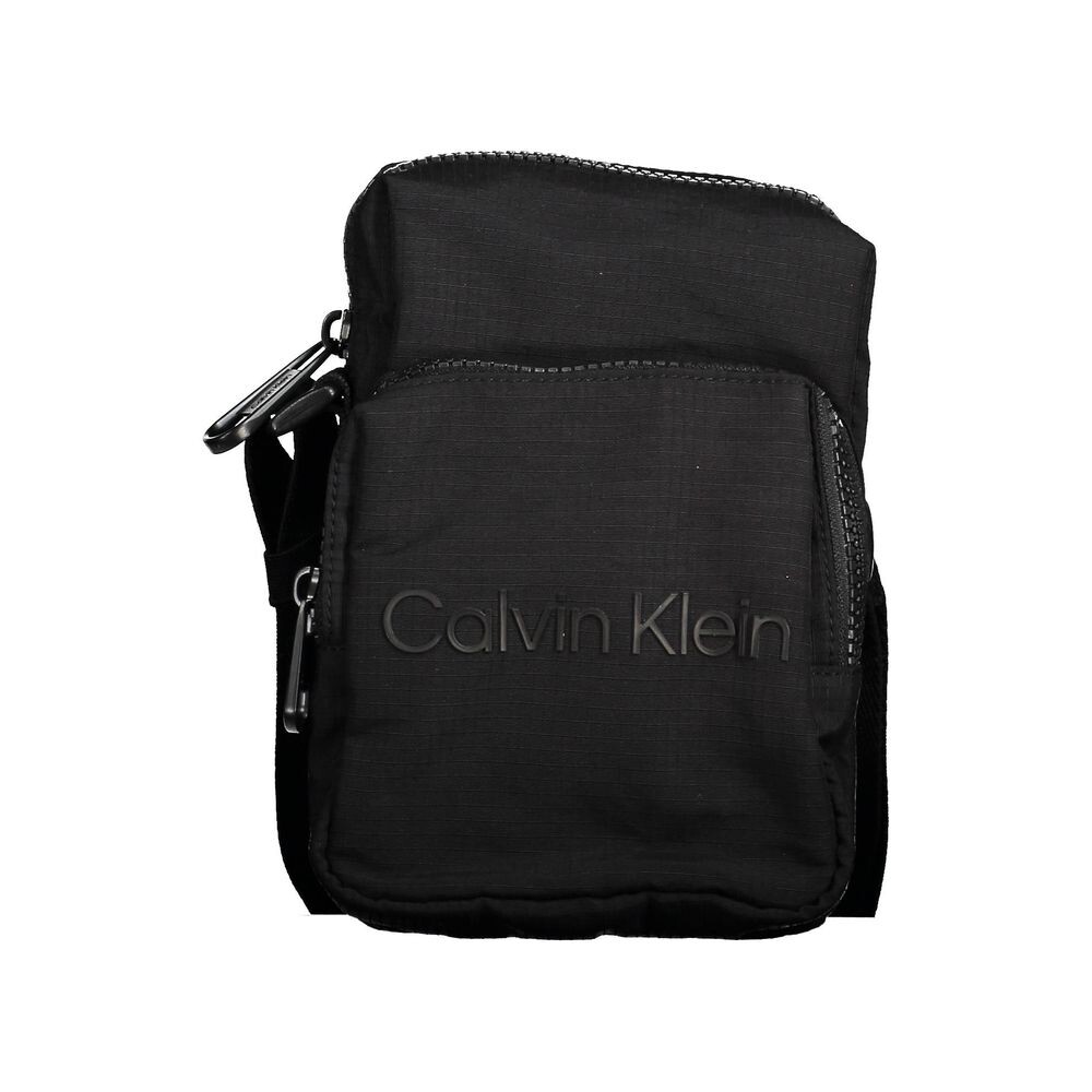 

Черная нейлоновая мужская сумка через плечо Calvin Klein