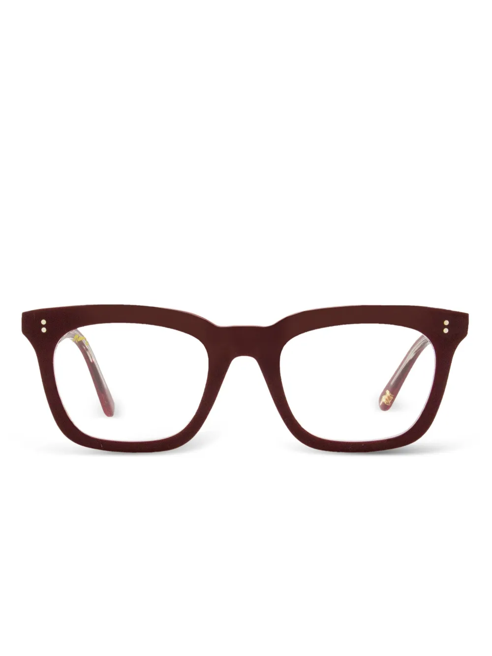 

Очки в прямоугольной оправе Maui Jim, красный