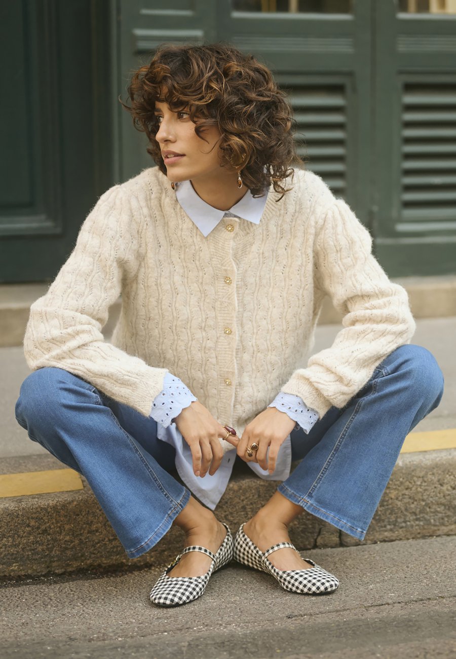 

Кардиган Cream JUNAH, Oat Melange/Beige