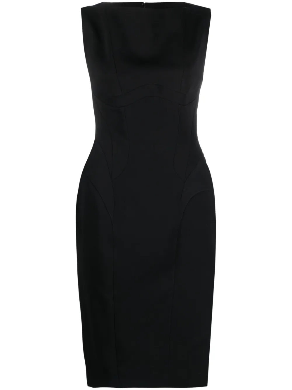 

Платье миди Mugler, черный