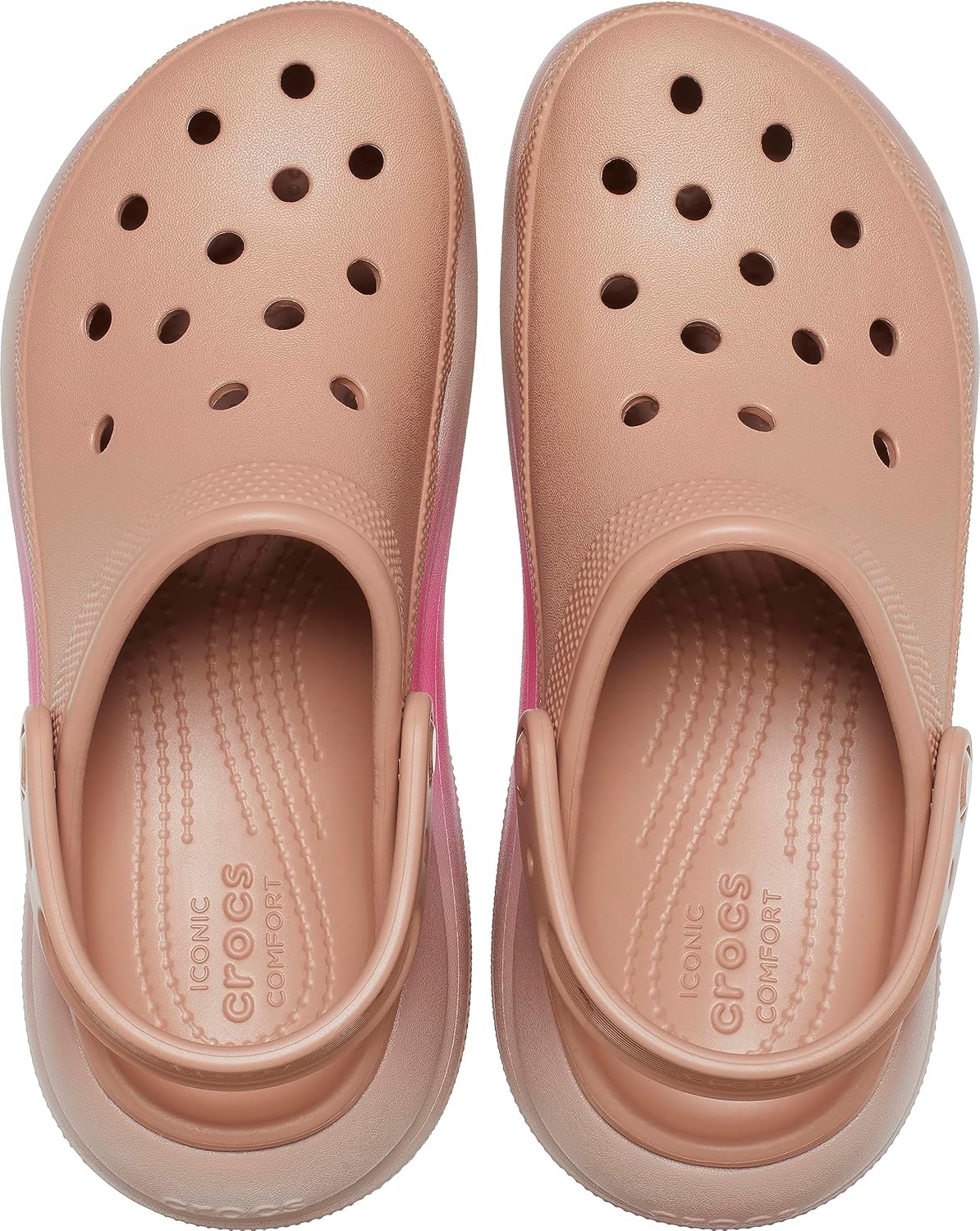 Сабо для взрослых унисекс Crush Clogs Crocs, Cork/Multicolor Dip — фото 4