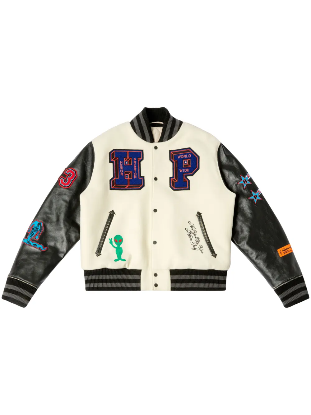 

Бомбер с нашивками Heron Preston, нейтральный