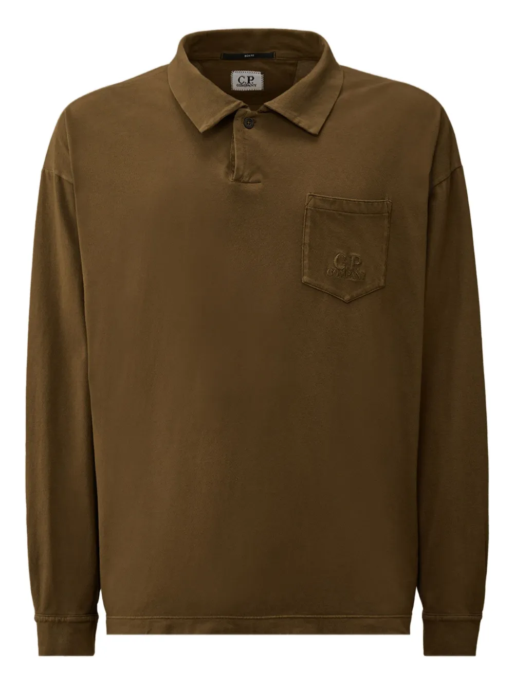 

Рубашка-поло с нагрудным карманом C.P. Company, зеленый