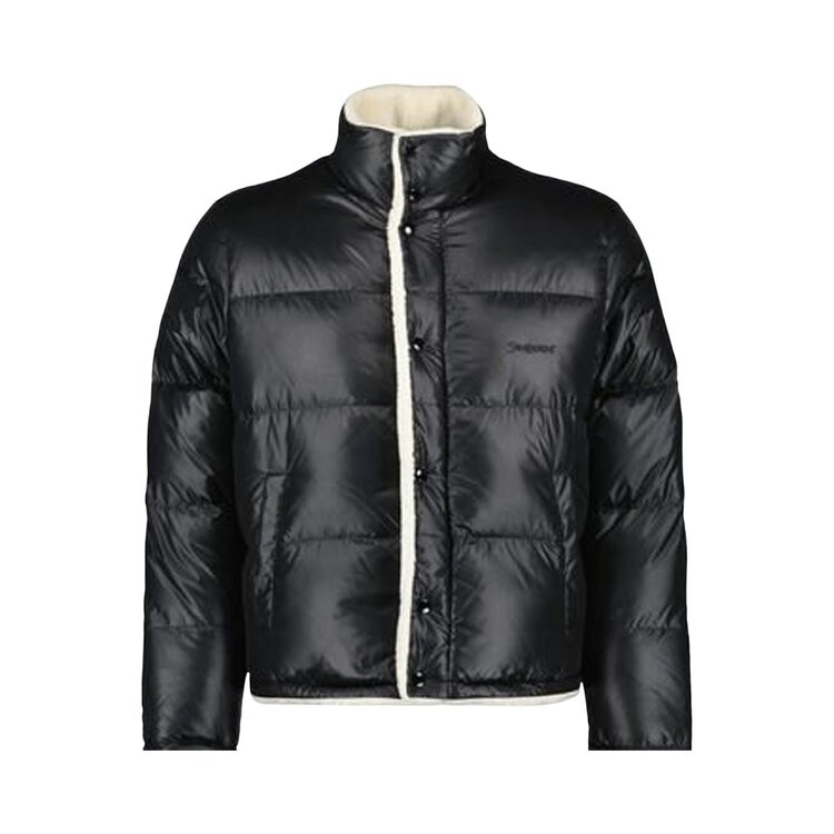 

Куртка Saint Laurent Doudoune Faux Shearling 'Brilliant Black', черный
