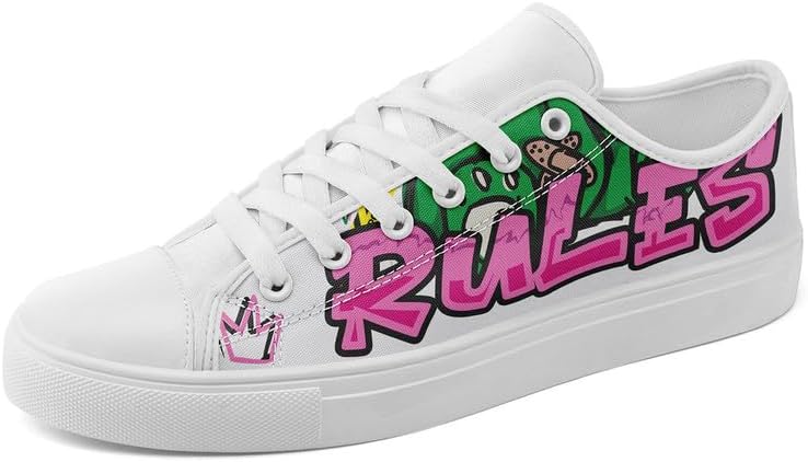 

Кеды на низкой подошве с граффити-артом, модная унисекс обувь в стиле стритвир для мальчиков и девочек, легкая повседневная обувь Awsole, белый/розовый