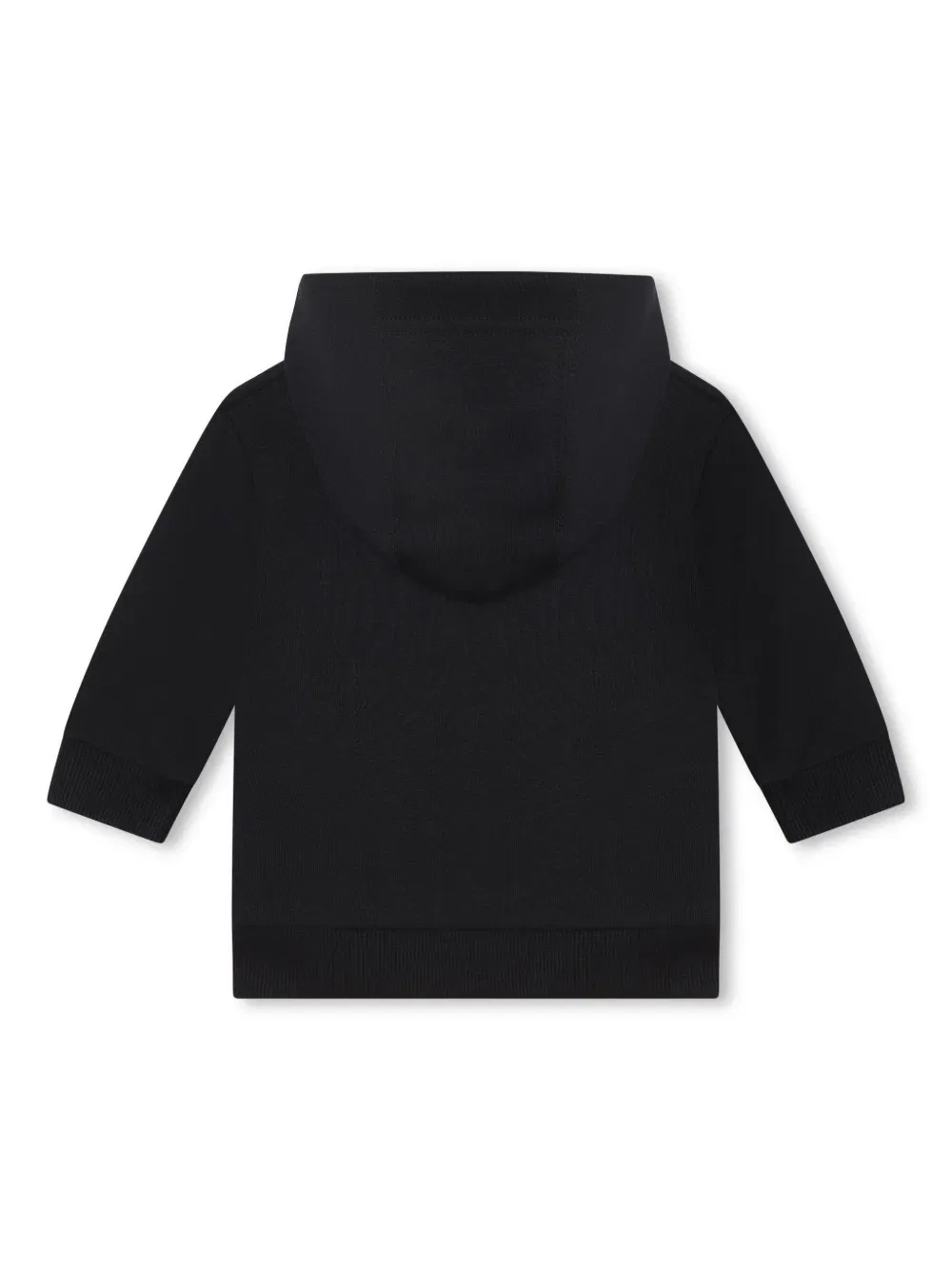 Куртка с капюшоном на молнии с аппликацией в виде логотипа Givenchy Kids, черный — фото 2