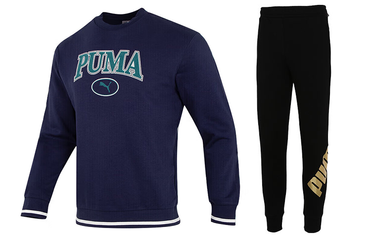 

Мужская повседневная спортивная одежда Puma, цвет Blue + black