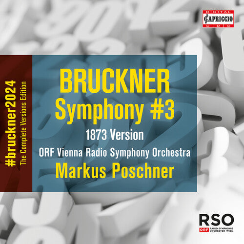 

CD диск Bruckner / Orf Vienna Radio Symphony Orch: Symphony 3 (1873)