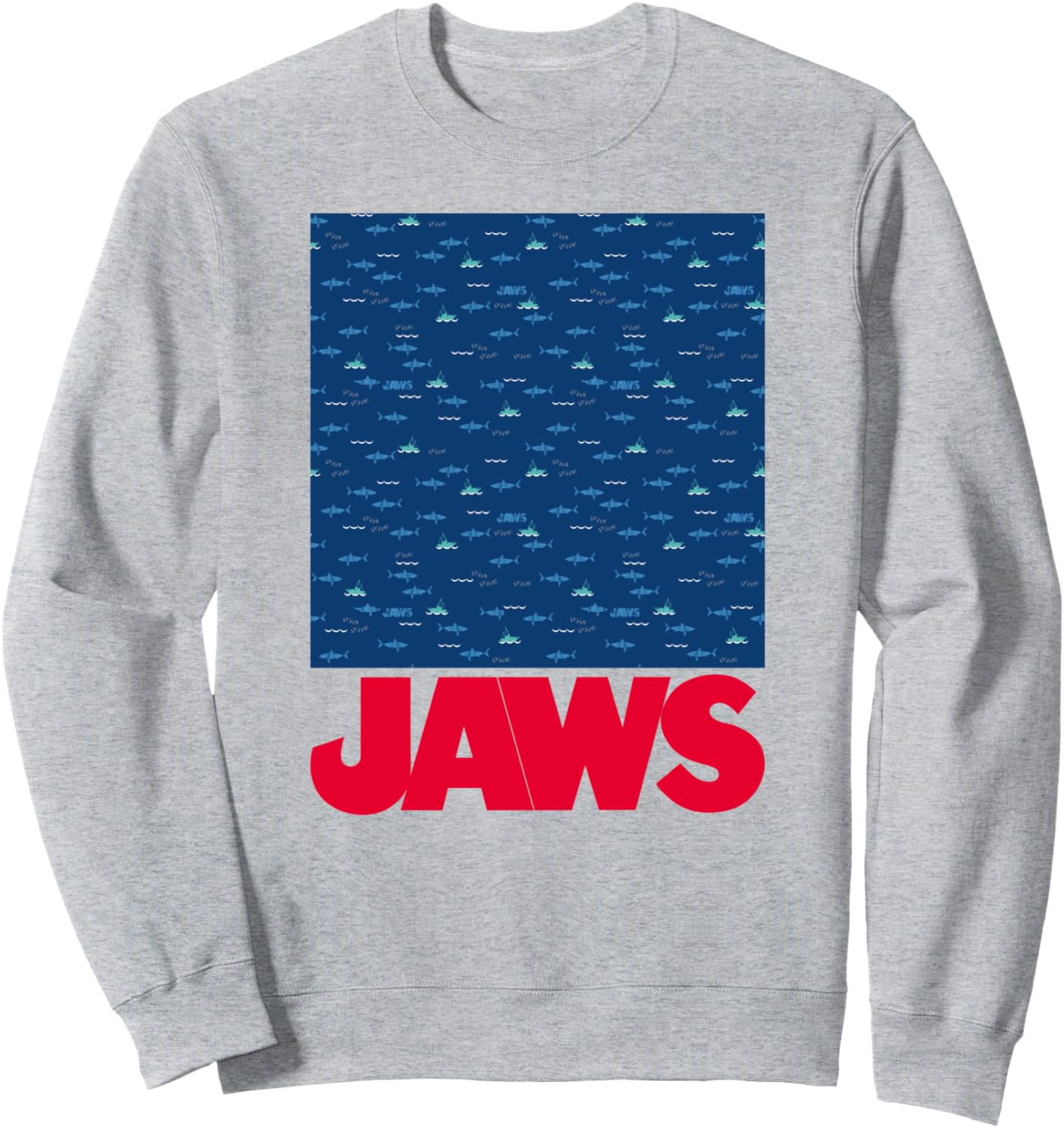 

Толстовка JOES TINY SILHOUETTE & SHIP PATTERN, серая Jaws