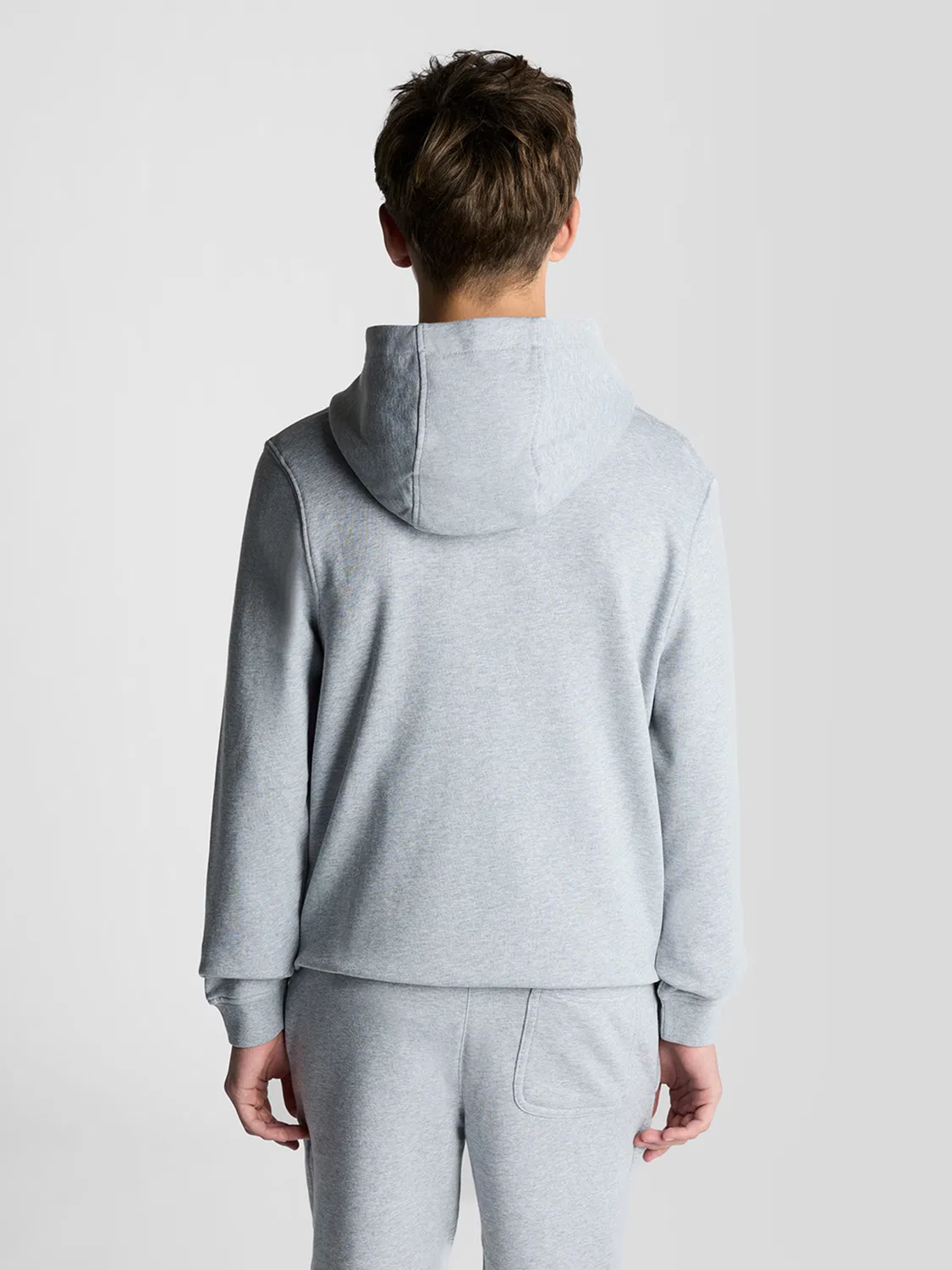 Толстовка Lyle & Scott, Mottled Grey — фото 4