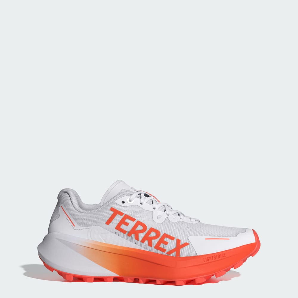 Кроссовки Adidas Terrex Agravic 3 Trail Running Shoes, цвет Cloud White/Semi Impact Orange/Dash Grey