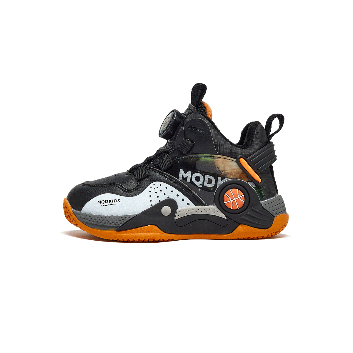 

Баскетбольные кроссовки Thermal Mid Top для детей MQD, черный