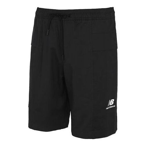 

Шорты с логотипом короткие New Balance, черный