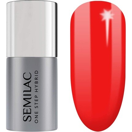

Флакон для гель-лака One Step, долговечный и простой в применении, 5 мл 530 Scarlet, Semilac