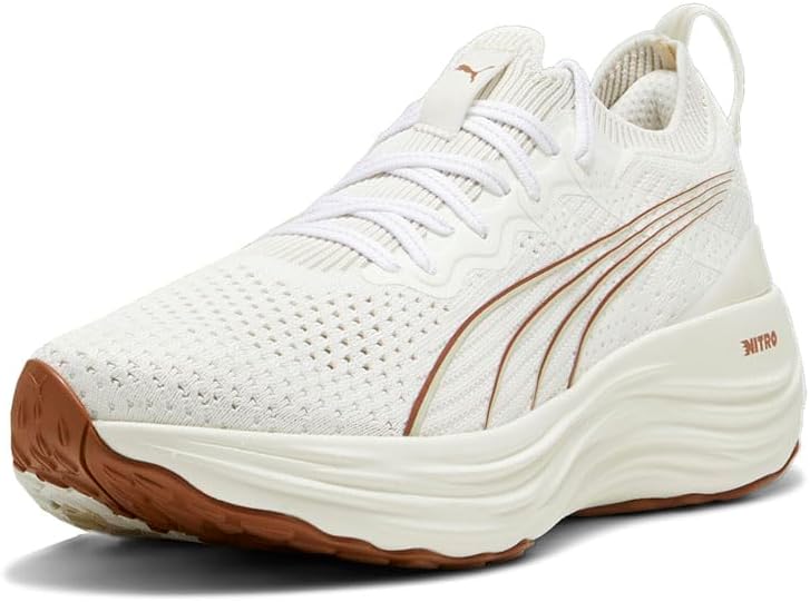 Мужские кроссовки для бега PUMA Foreverrun Nitro Knit - белые — фото 2