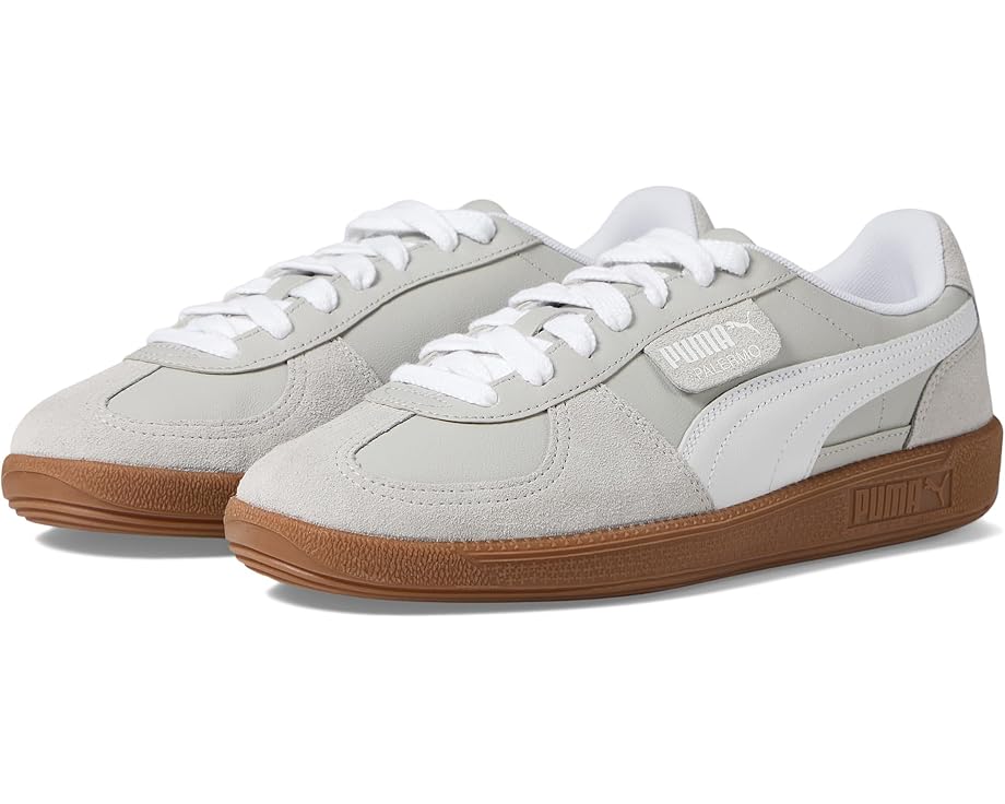 

Кроссовки PUMA Palermo, цвет Puma White/Cool Light Gray/Puma Gold