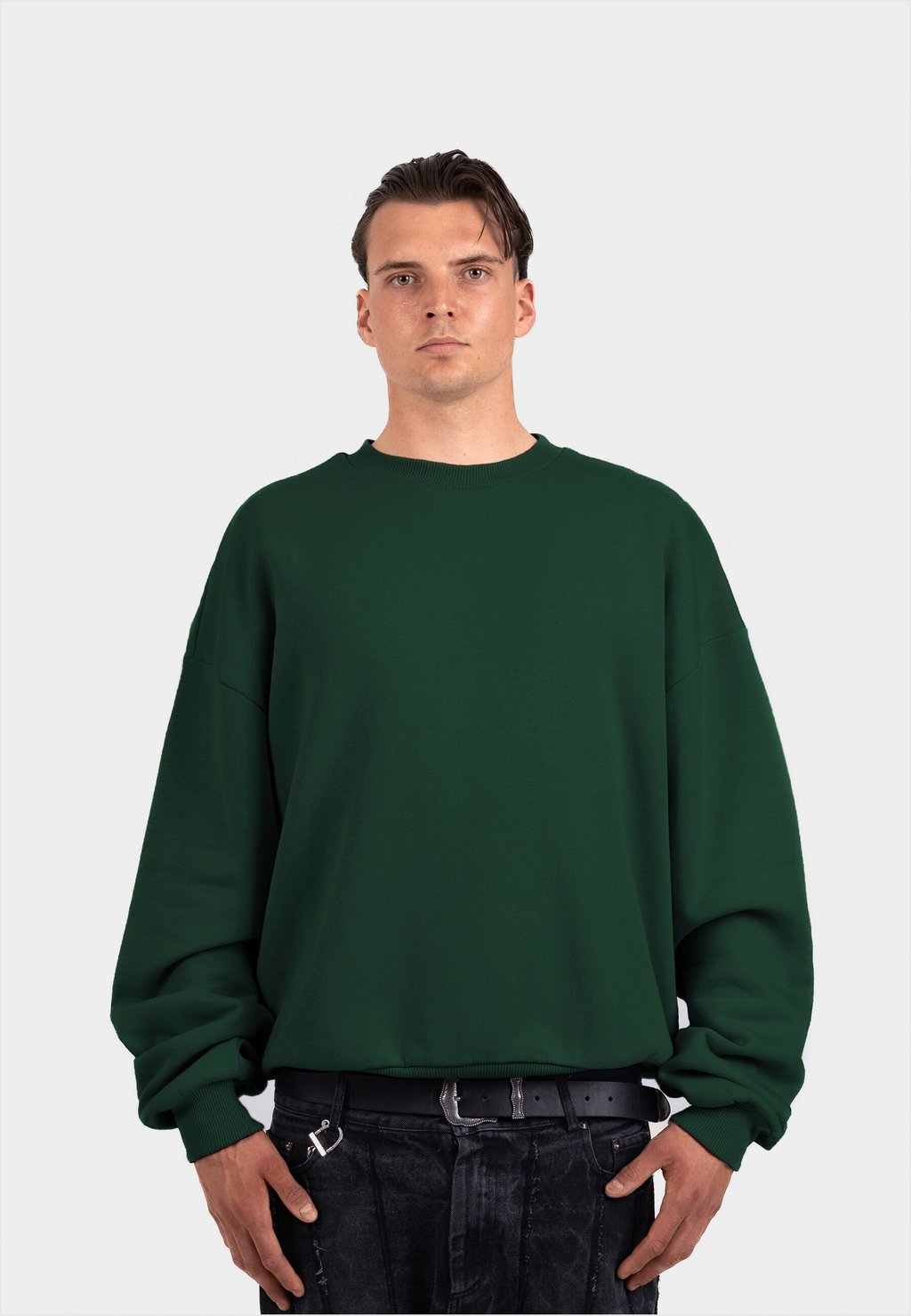 

Толстовка UNISEX OVERSIZED PROHIBITED, цвет british racing green