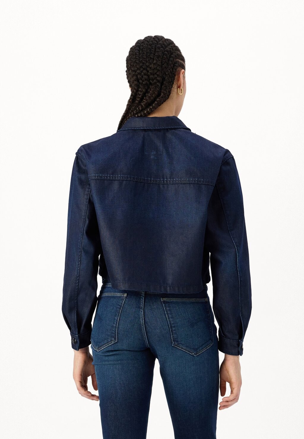 

Джинсовая куртка CROPPED PEACOAT JACKET G-STAR, темно-синий деним