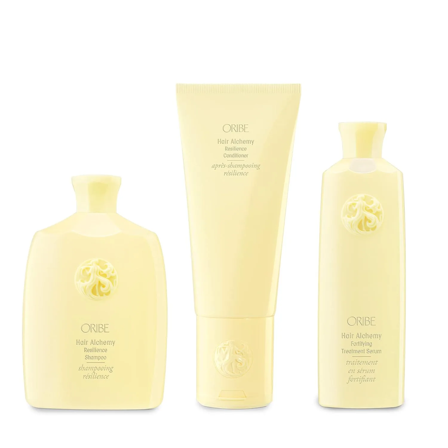 Набор Oribe Hair Alchemy Resilience: шампунь, кондиционер и средство для ухода за волосами