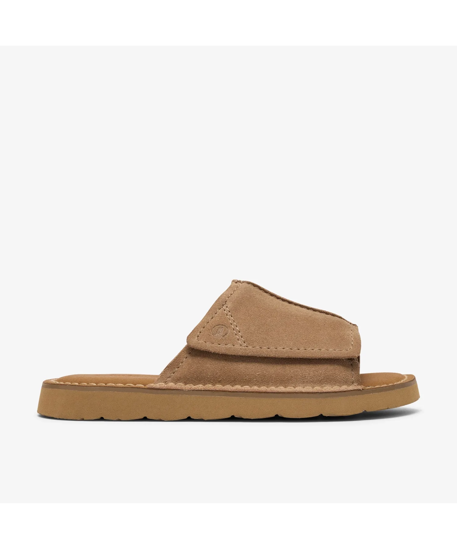 Мужские сандалии из масляной замши Solsbury Slide Clarks коричневые