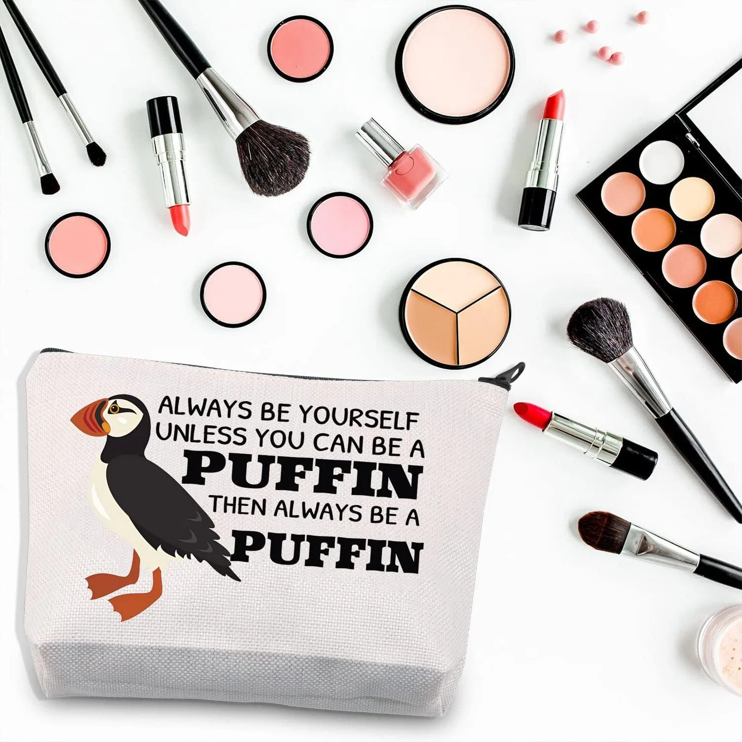Косметичка «Always Be Yourself Unless You Can Be A Puffin» от PLITI Pliti — фото 4
