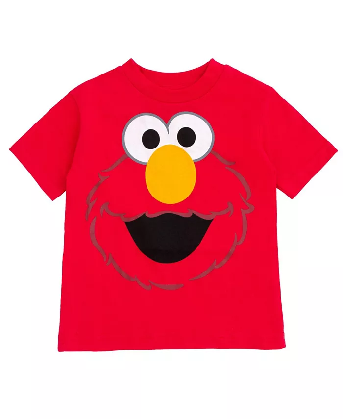 

Футболки для мальчиков с принтами Baby Boys Bert, Ernie, Elmo, Cookie Bird и Oscar the Grouch Sesame Street, мультиколор