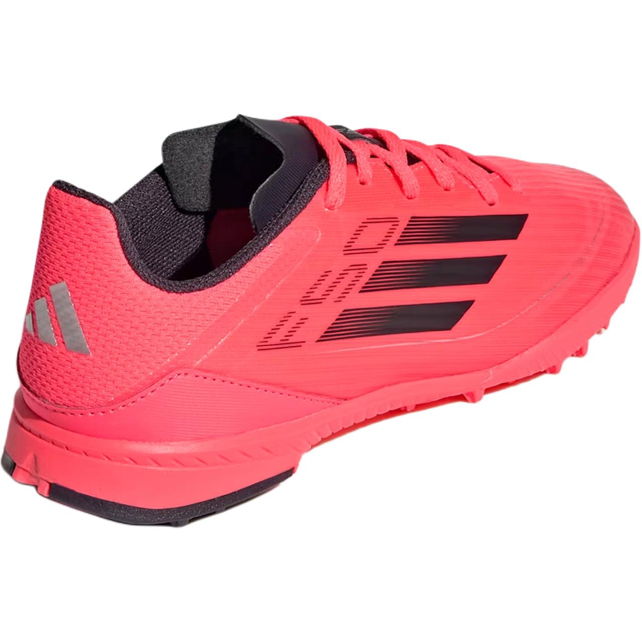 Adidas F50 League нескользящие устойчивые к истиранию низкие детские футбольные бутсы red kids — фото 3