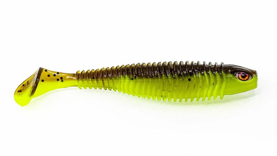 

CHASEBAITS Мягкая приманка - Paddle Bait - 7,6 см - 106 Lime Tiger
