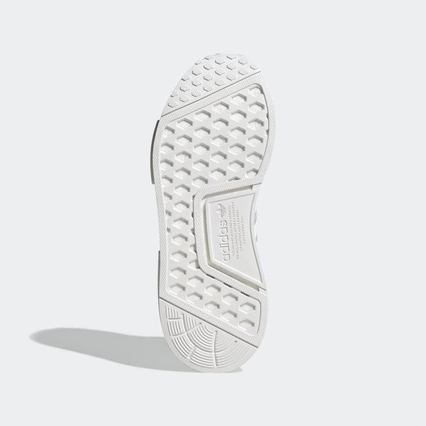 Кроссовки Adidas Originals NMD_r1 для детей и унисекс, белый/серый — фото 4