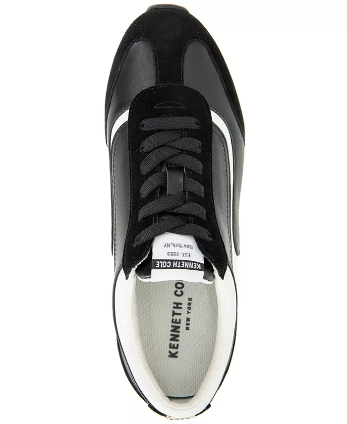 Женские кроссовки Alma с шнуровкой Kenneth Cole New York, черный — фото 4