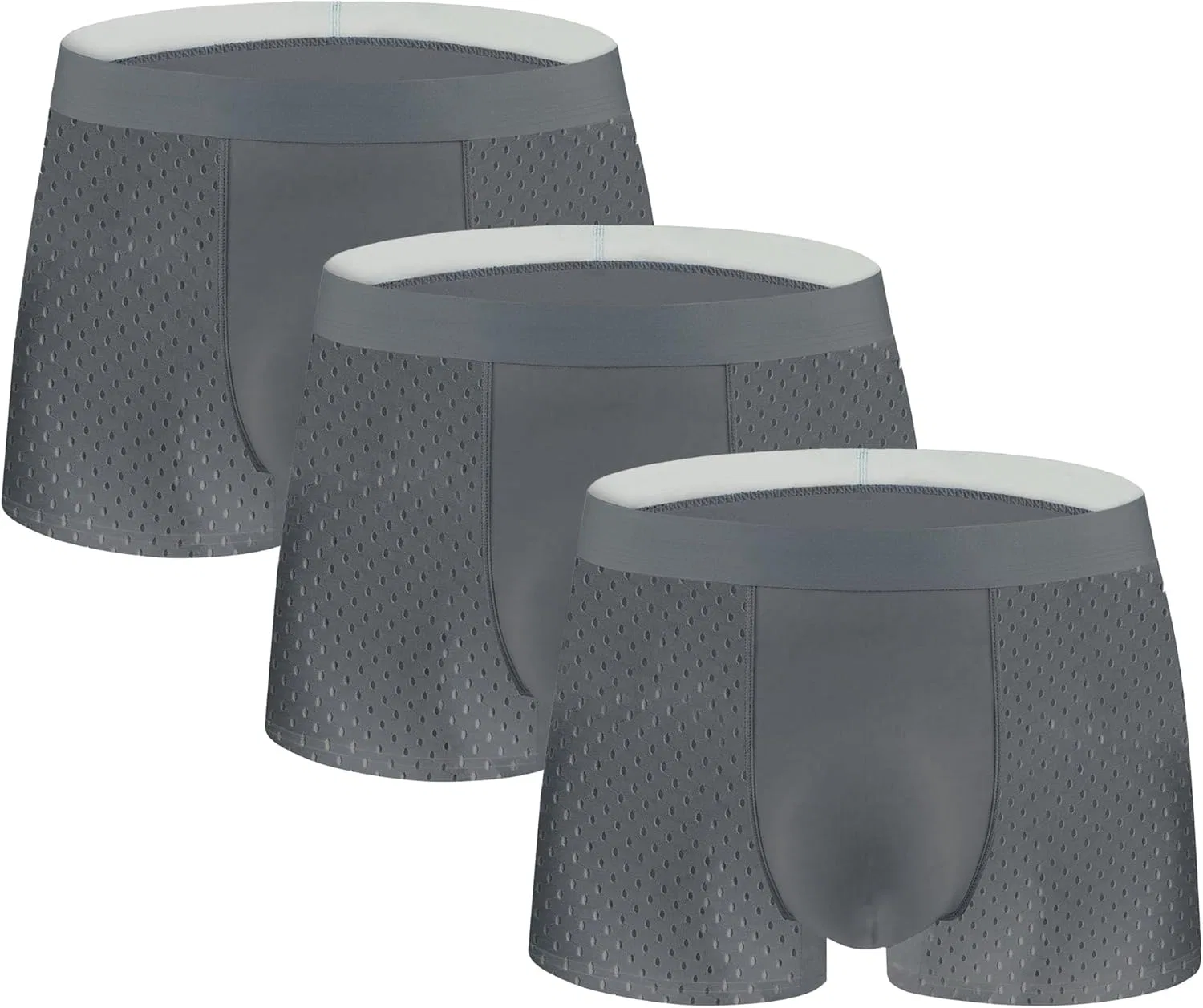 Трусы Mesh Breathable, Grey-3pc