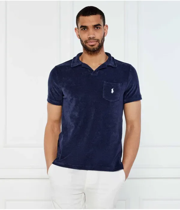 Поло Джонни regular fit Polo Ralph Lauren, темно-синий