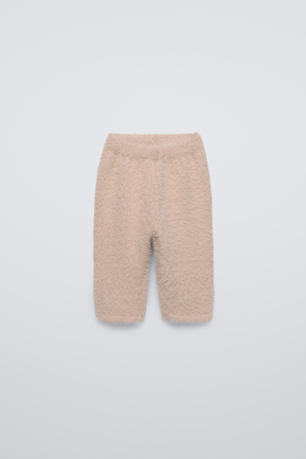 

Брюки из искусственного меха ZARA, светло-бежевый