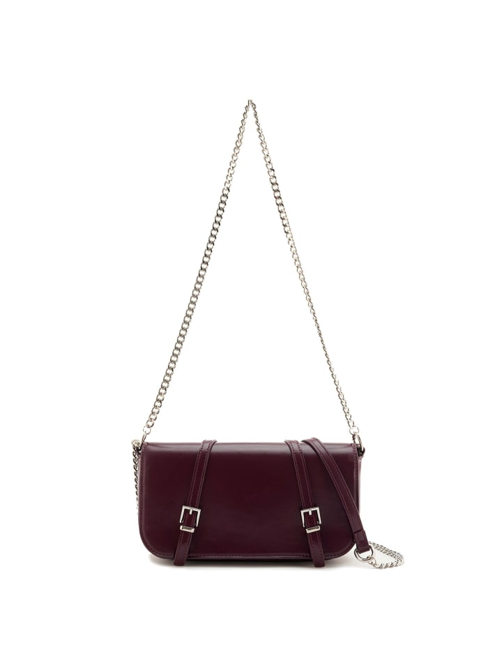 

Сумка через плечо Delary 22 см, темно-красного цвета Seidenfelt