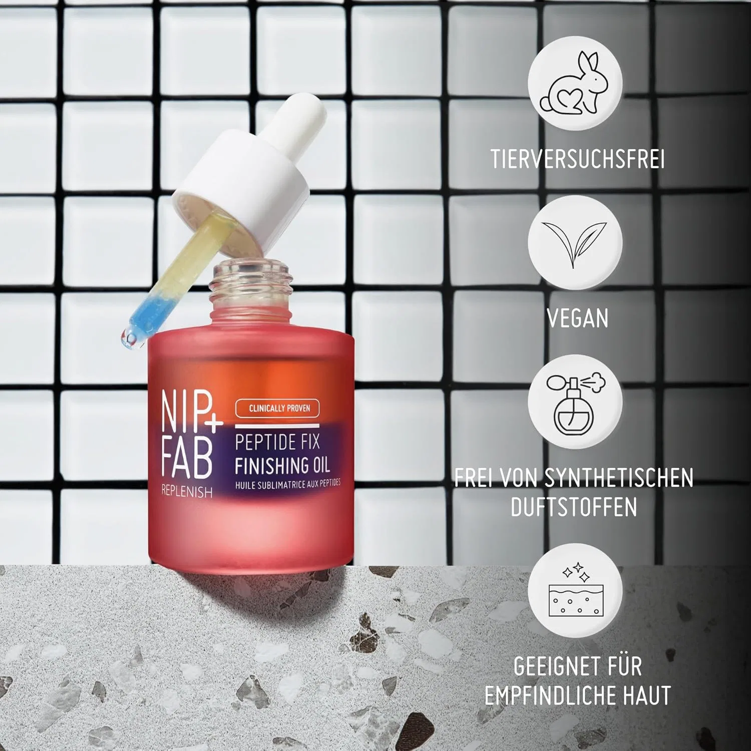 Масло для лица Nip+Fab — «Peptide Fix Face Oil %» от Nip + Fab, 30 мл — фото 2