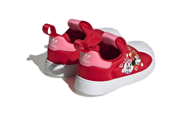Кроссовки оригиналы x disney superstar 360 shoes Adidas, алый — фото 4