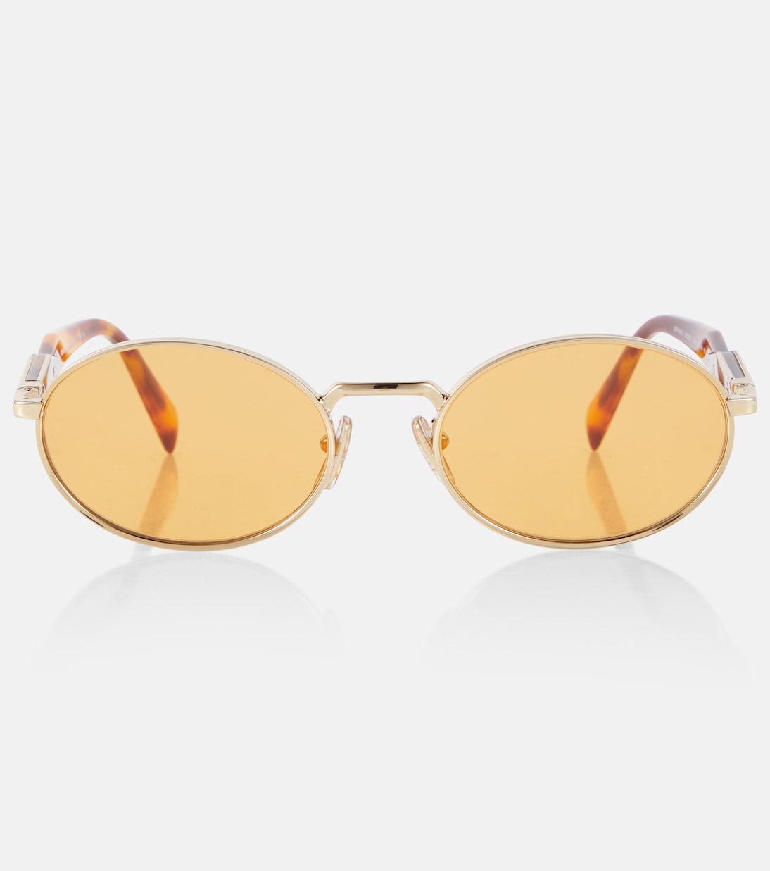 

Овальные солнцезащитные очки Prada