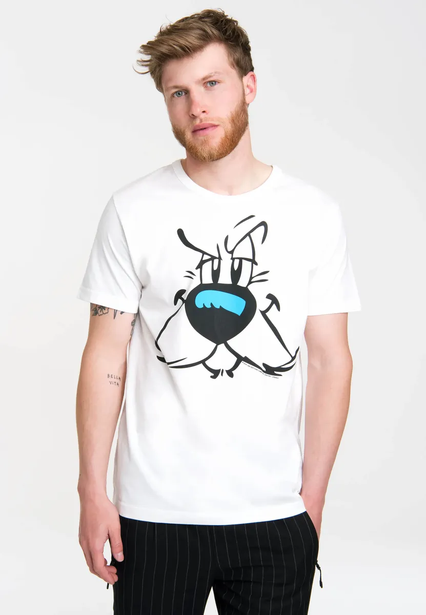 

Logoshirt Футболка "Idefix - Faces - Asterix", с классным принтом, белый